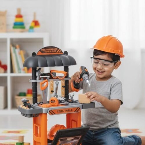Junior Builder's Multipurpose Tool Table Set