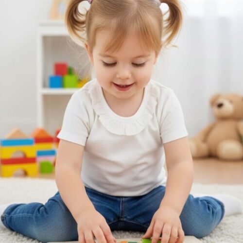 Wooden Alphabet Aircraft Puzzle