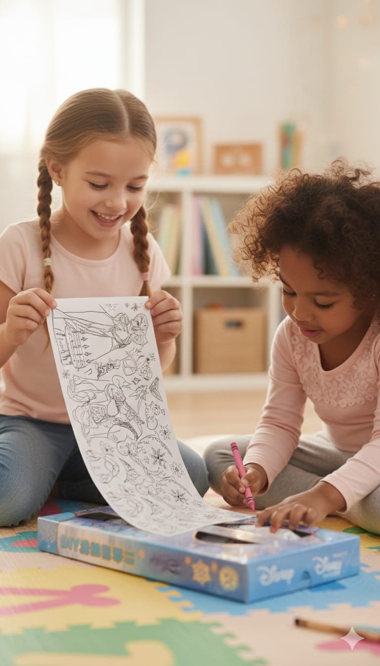 Disney Frozen Mega Coloring Scroll Set