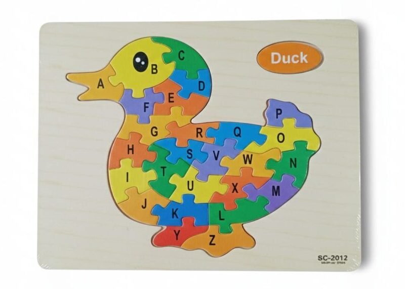 Wooden Alphabet Jigsaw Puzzle