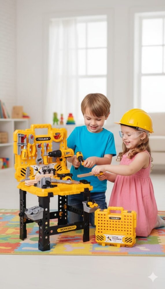 Builder's Workbench & Toolbox Set