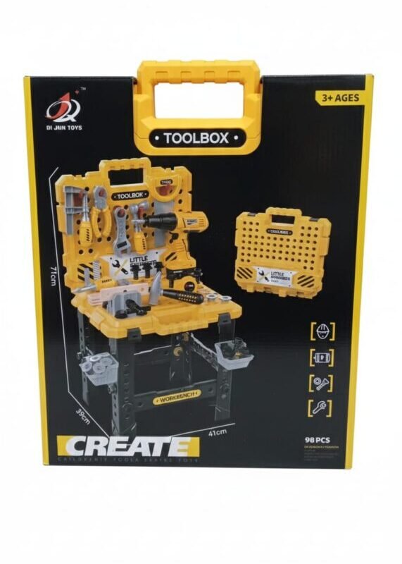 Builder's Workbench & Toolbox Set
