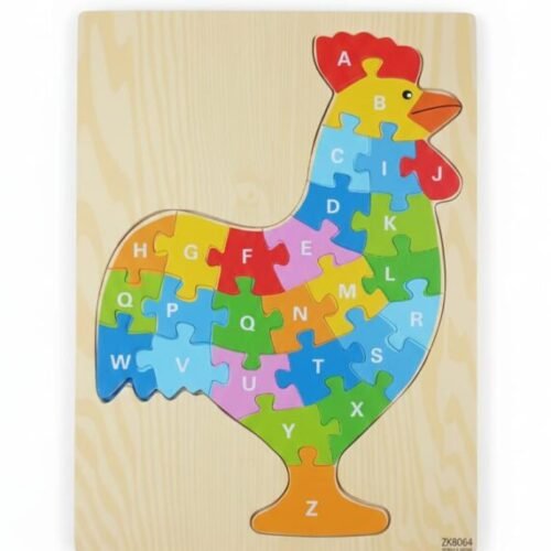 WhatsApp Image 2025-12-09 at 1.42.03 PM Wooden Rooster Alphabet Puzzle
