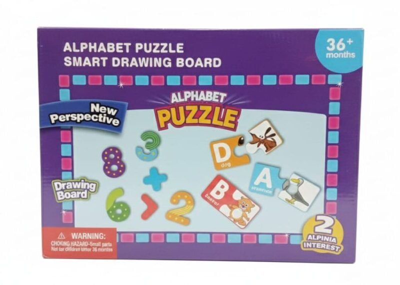 Alphabet Puzzle & Smart Drawing Board