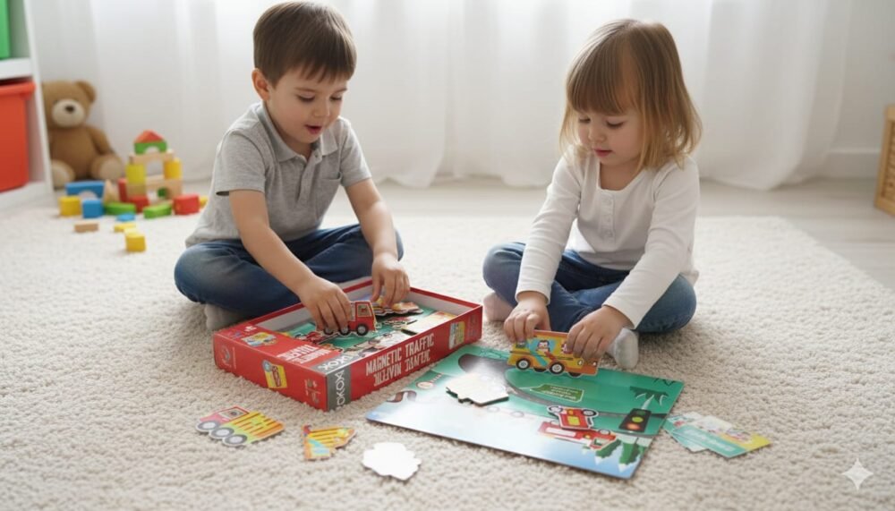 Okok Magnetic Traffic Puzzle