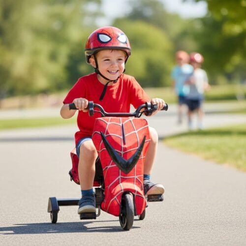 WhatsApp Image 2025-12-10 at 11.00.53 AM Spider-Man Web-Slinger Drift Scooter