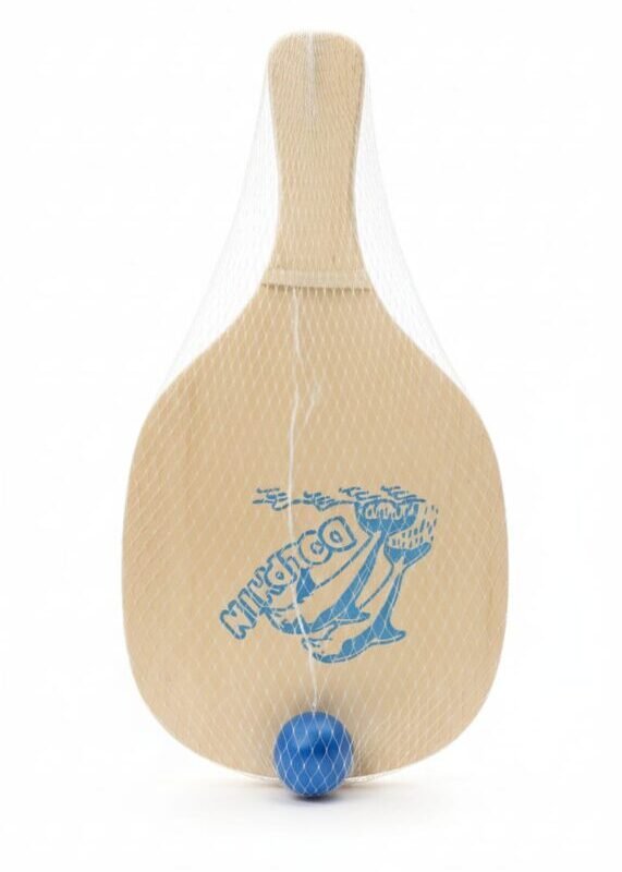 Classic Wooden Paddle Ball