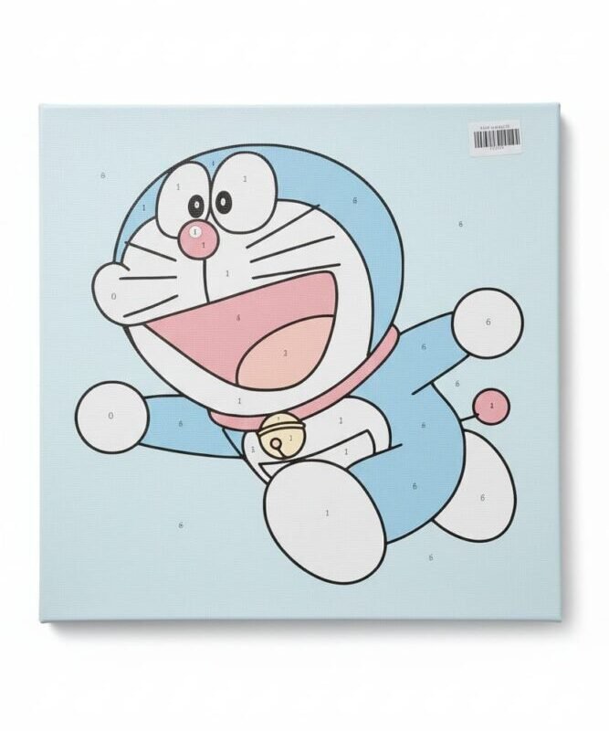 Doraemon Painting Size: 40*40