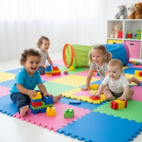 Colorful Interlocking Foam Play Mats