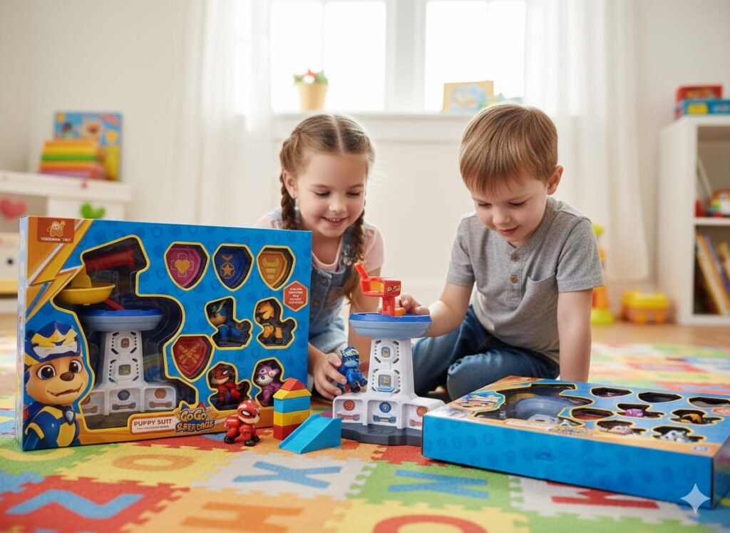 Go Go Super Dogs Lookout Tower Playset