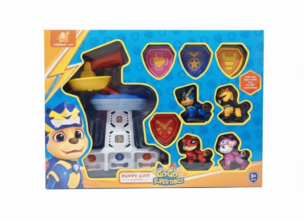 Go Go Super Dogs Lookout Tower Playset