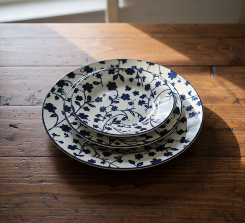 18 pcs Dinner Set   (هيثم هوم) أطباق