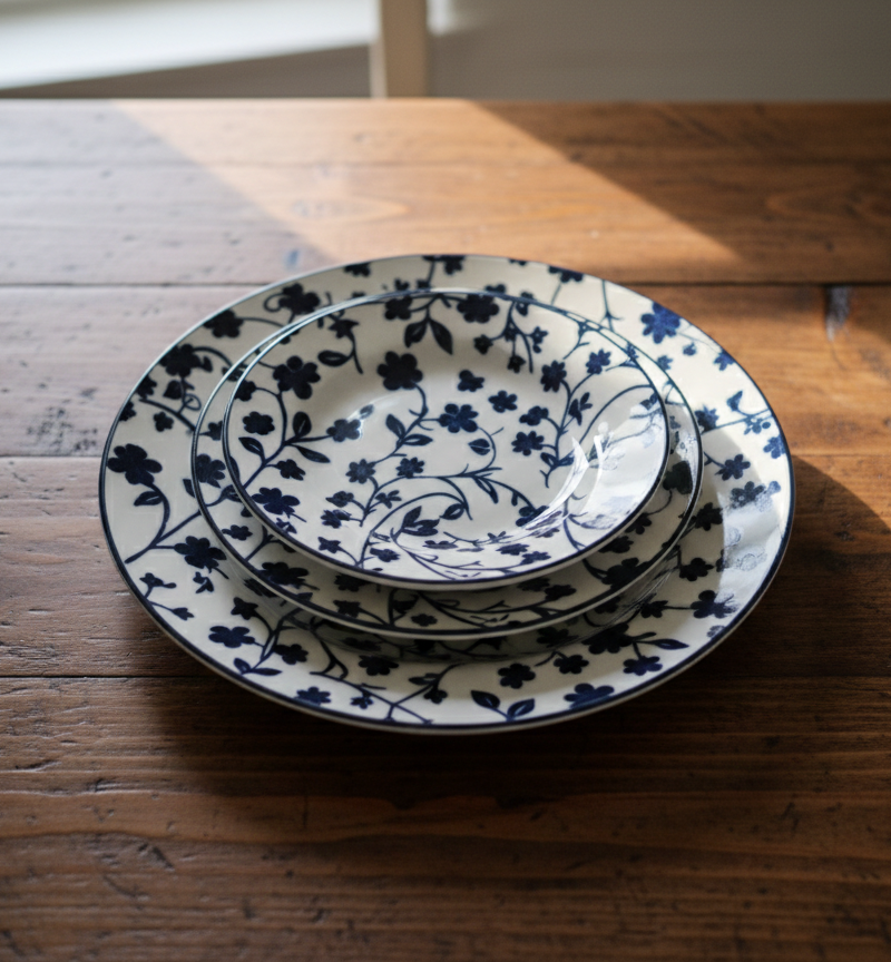 18 pcs Dinner Set   (هيثم هوم) أطباق