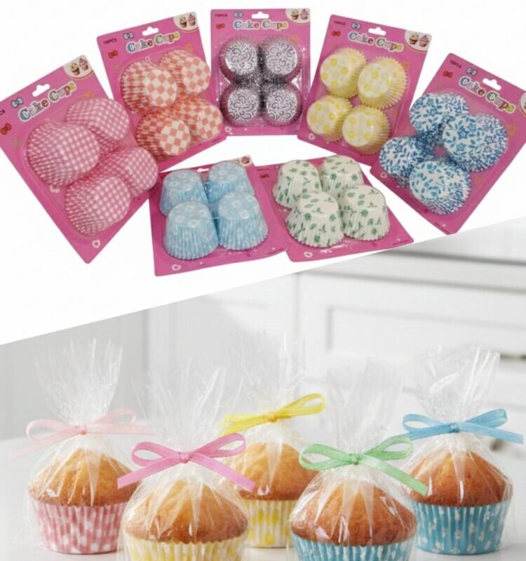 Cake Cups 100 pcs - قوالب ورقية