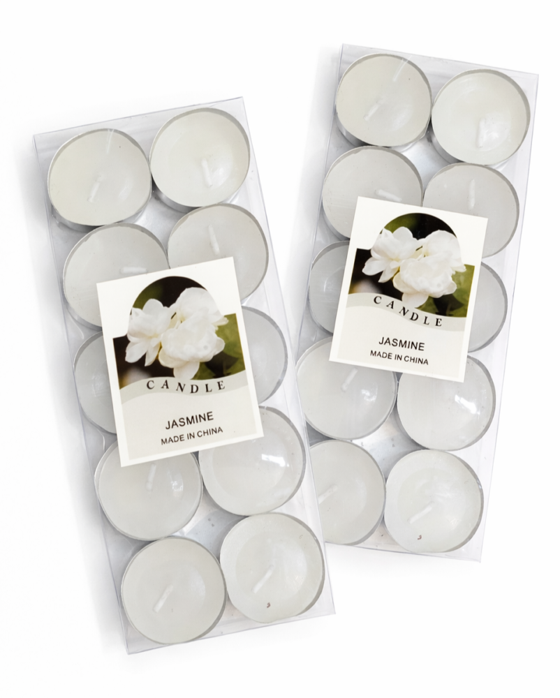 Candle Jasmine 10 pcs - شمع صغير