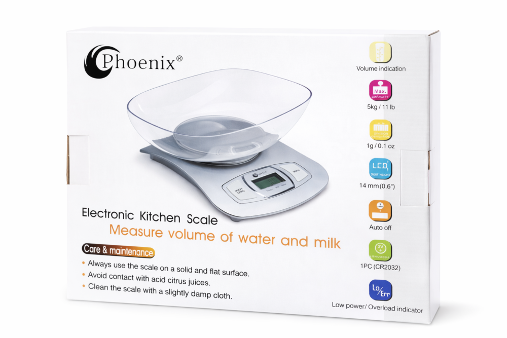 Electronic Kitchen Scale phoenix -  ميزان مطبخ إلكتروني