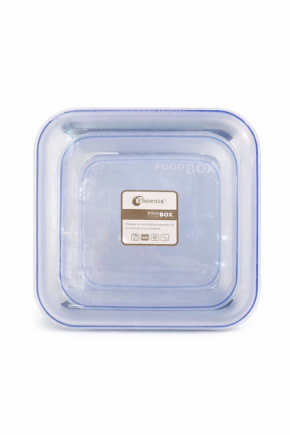 Food Storage Box Phoenix 3pcs - تبروير بلاستيك