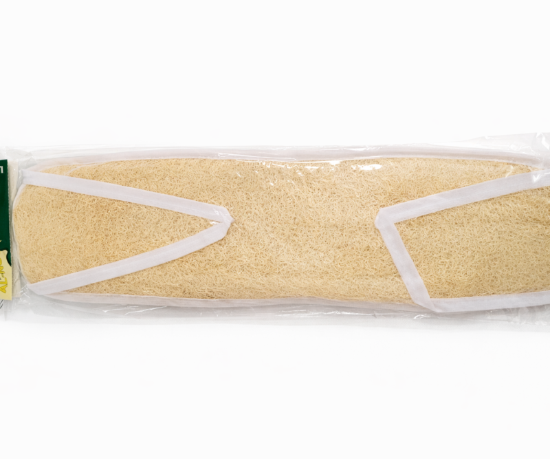 LOOFAH - 45CM  ليفة طبيعيه مع حلقتين