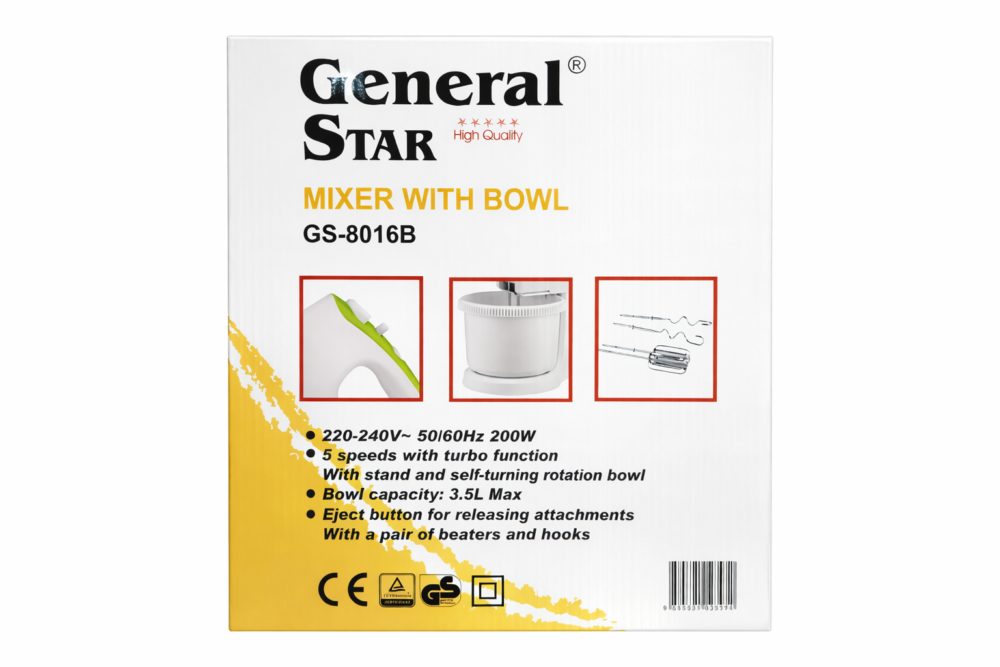 Mixer with bowl "General Star" -  خلاط