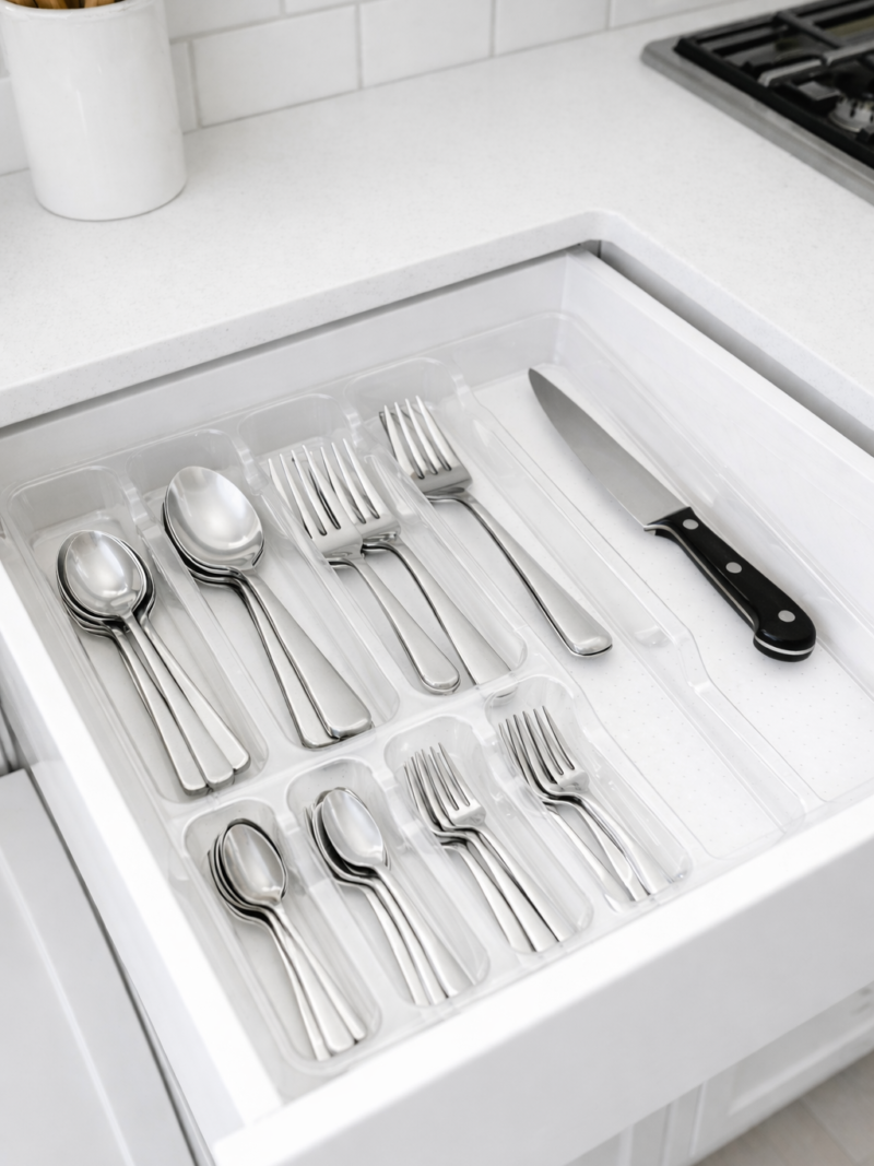 file_000000002454724394f7dbdb243c0721 منظم أدراج بلاستيك شفاف متعدد الأقسام