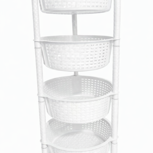 سلة خضار دائرية 4 طوابق