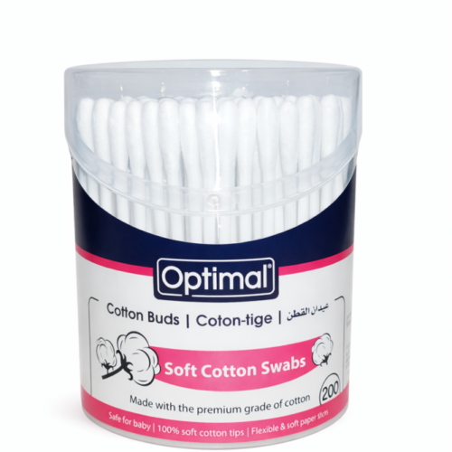 Optimal Cotton Buds 200 pcs -  أعواد قطن