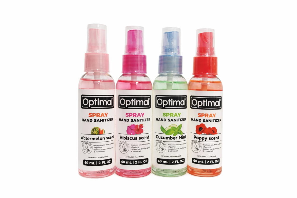 Optimal Spray Hand Sanitizer 60 ml - بخاخ معقم لليدين
