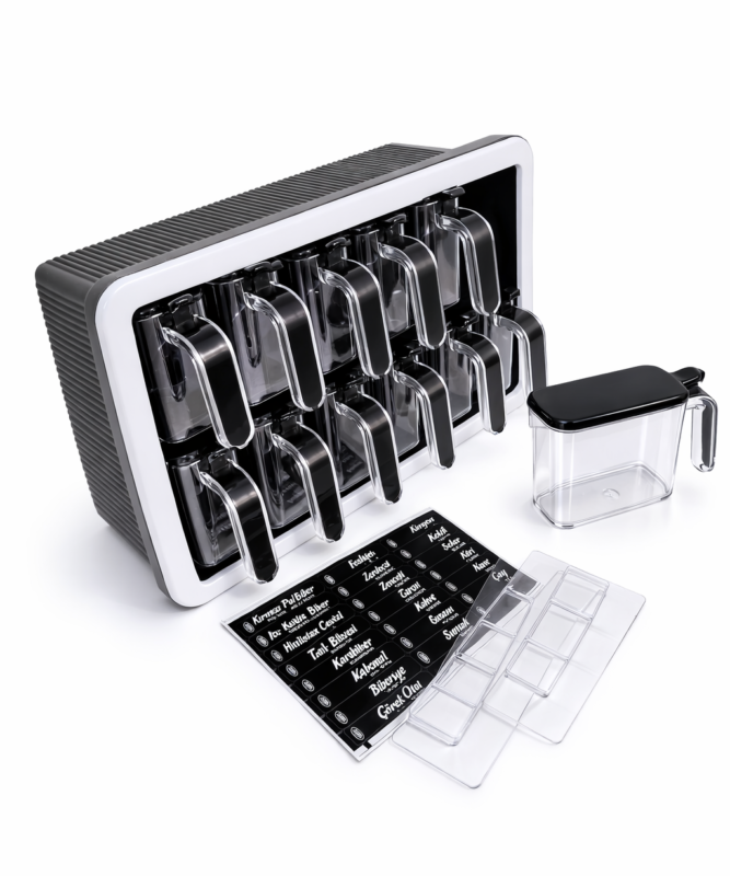 طقم توابل كلاسيك من 12 عبوة