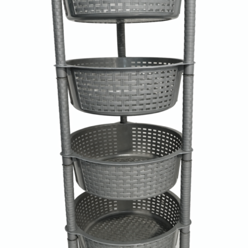 سلة خضار دائرية 4 طوابق