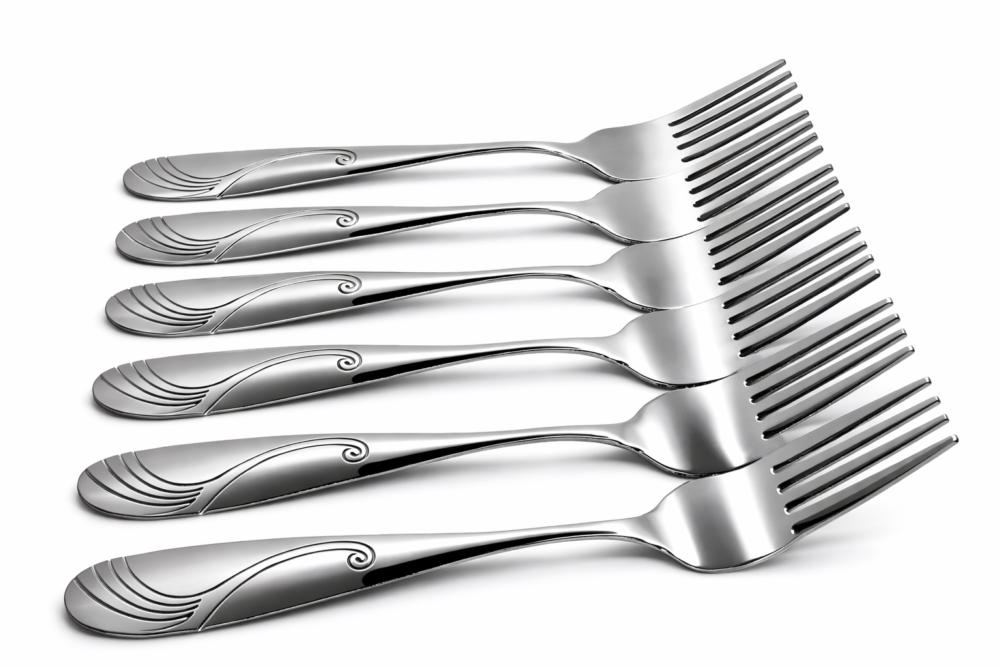 "KZH" Stainless Steel - مجموعه من 6 شوك