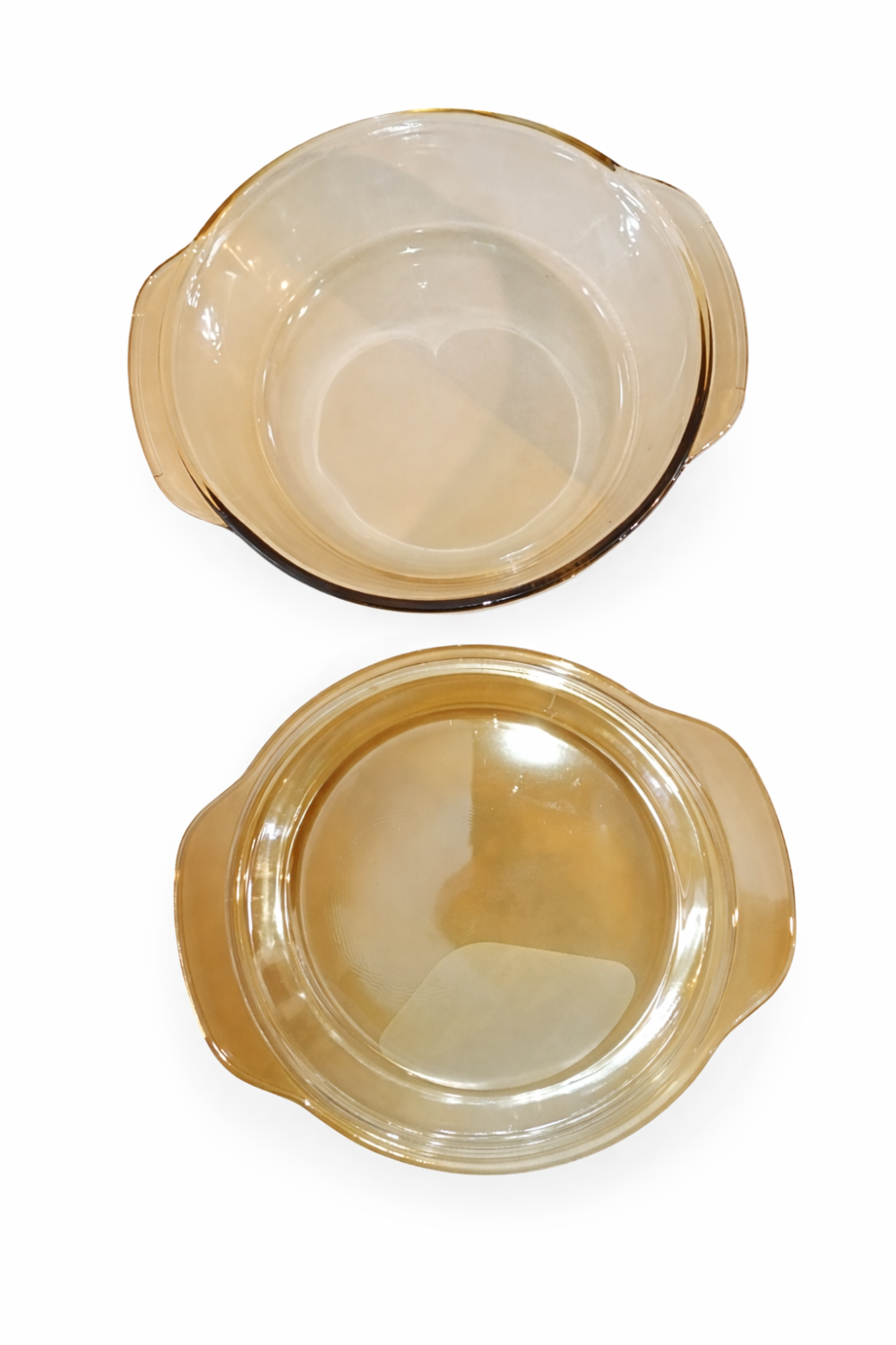 Borosilicate Glass Bowl "Red Cherry" 1pcs - وعاء زجاجي عسلي