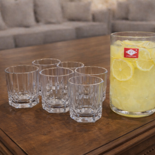 Jingyuan - إبريق زجاجي للعصائر