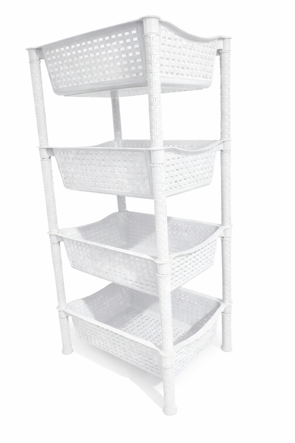 سلة خضار مستطيله 4 طوابق