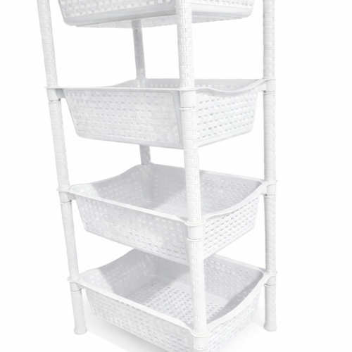 سلة خضار مستطيله 4 طوابق