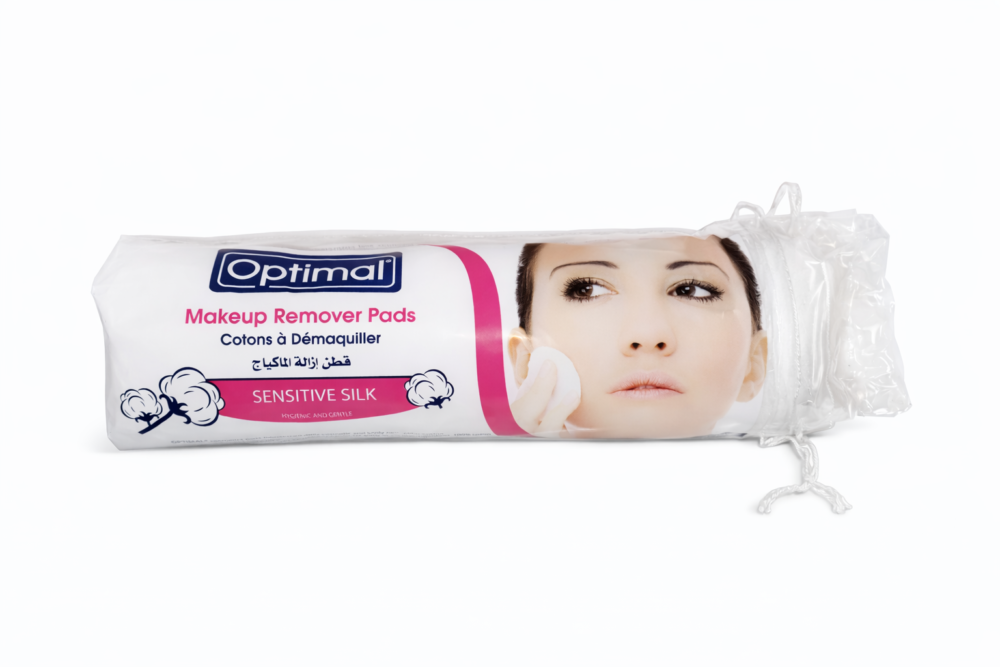 Optimal Makeup Remover Pads 80 pcs - قطن إزالة المكياج