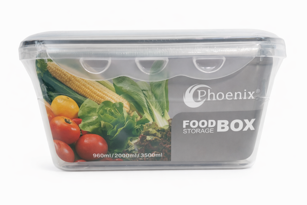 Food Storage Box Phoenix 3pcs - تبروير بلاستيك