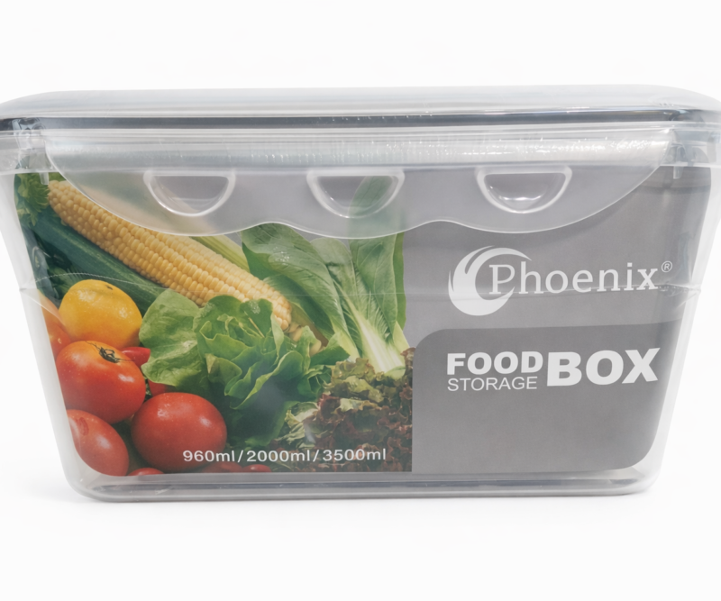 Food Storage Box Phoenix 3pcs - تبروير بلاستيك