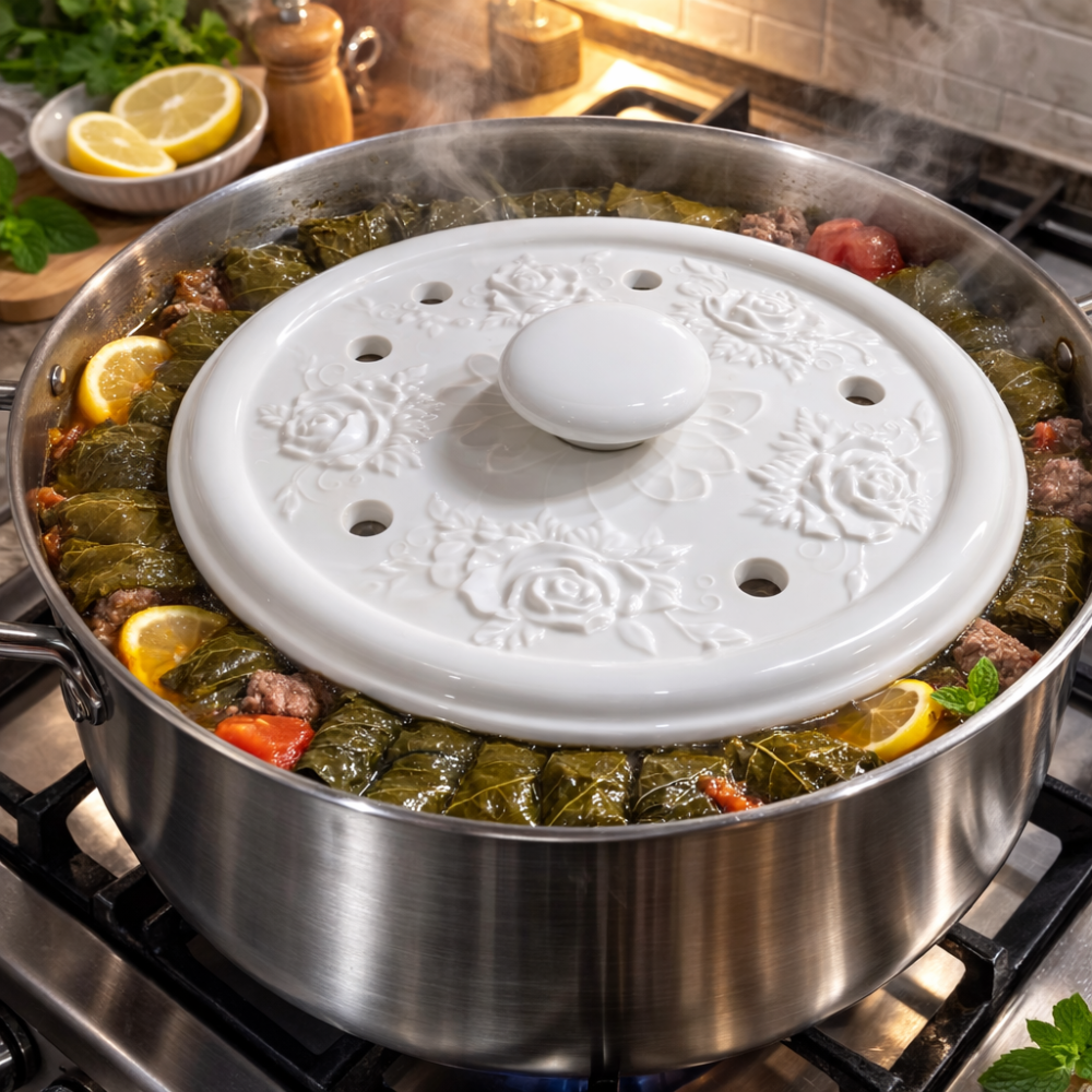 طقالة ورق عنب بورسلان