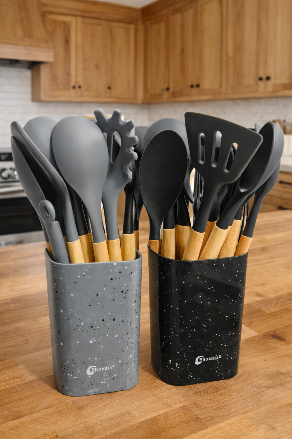 Silicone Kitchen set 12 Piece Phoenix - طقم ملاعق سيليكون