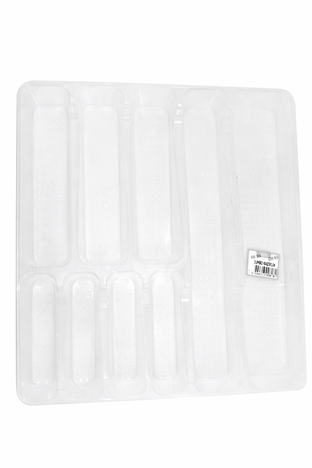 منظم أدراج بلاستيك شفاف متعدد الأقسام