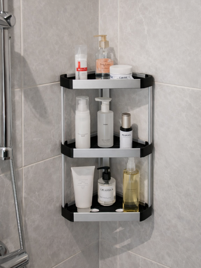 file_00000000d5007243bf1852326f00510e Aluminium Corner Rack " Phoenix" - ستاند حمام ألمنيوم زاوية