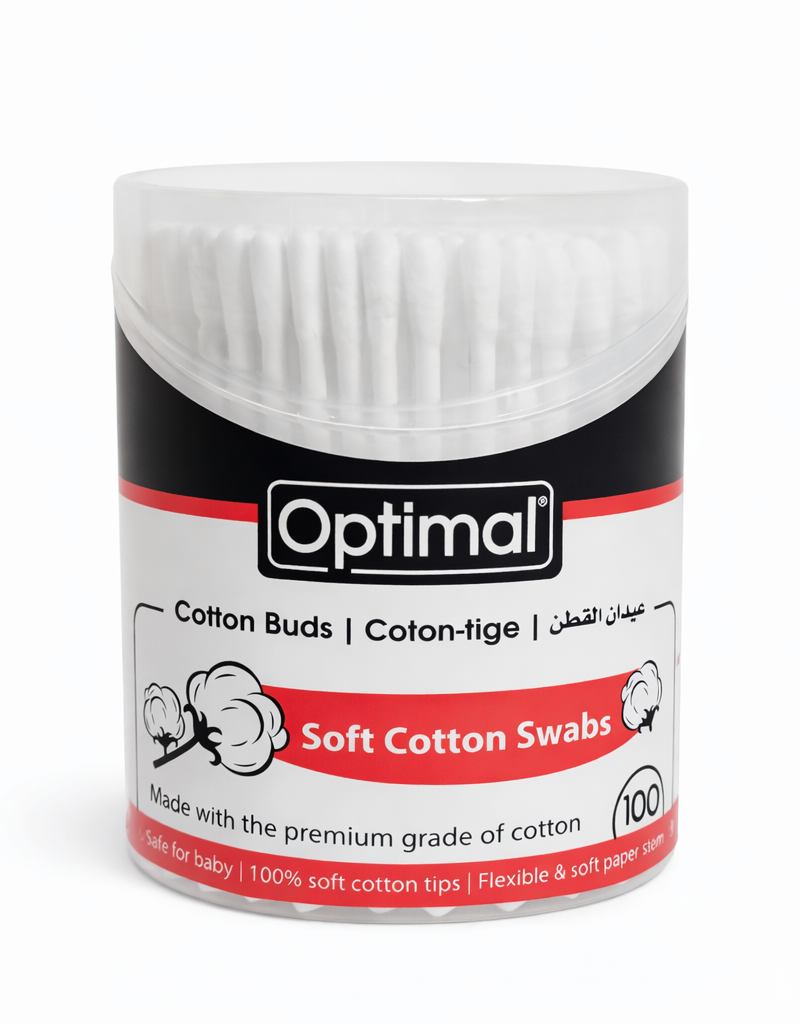 file_00000000d5dc72438781b6f98a37a948 Optimal Cotton Buds 100 pcs - أعواد قطن