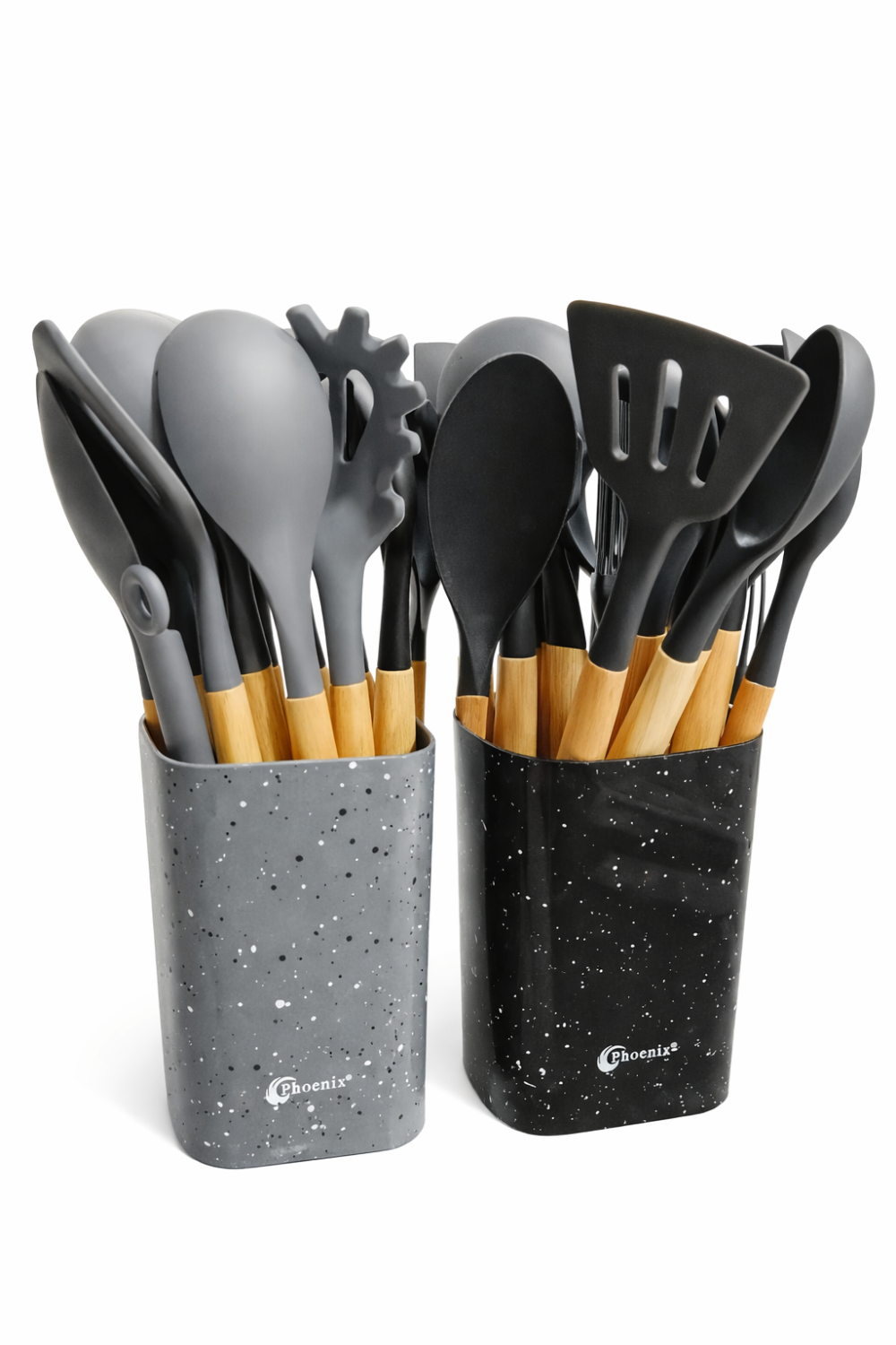 Silicone Kitchen set 12 Piece Phoenix - طقم ملاعق سيليكون