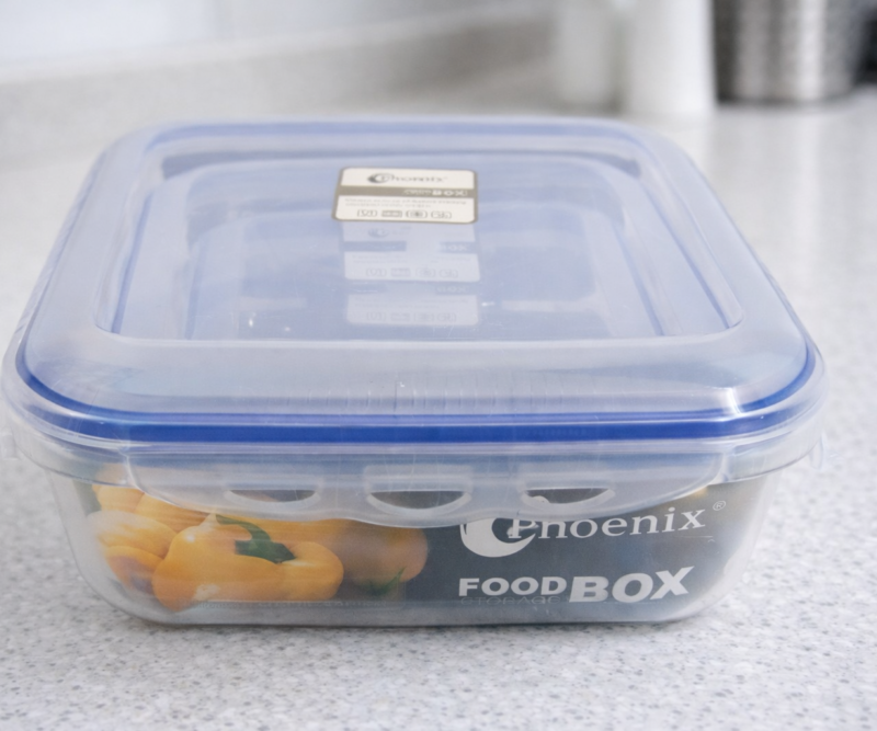 Food Storage Box Phoenix 3pcs - تبروير بلاستيك