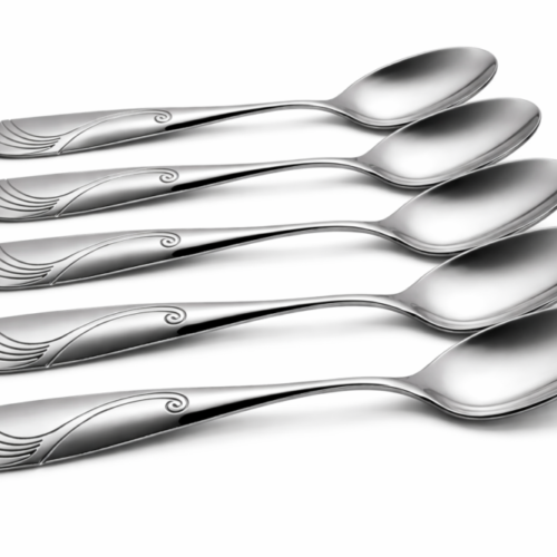 "KZH" Stainless Steel - مجموعه من 6 ملاعق