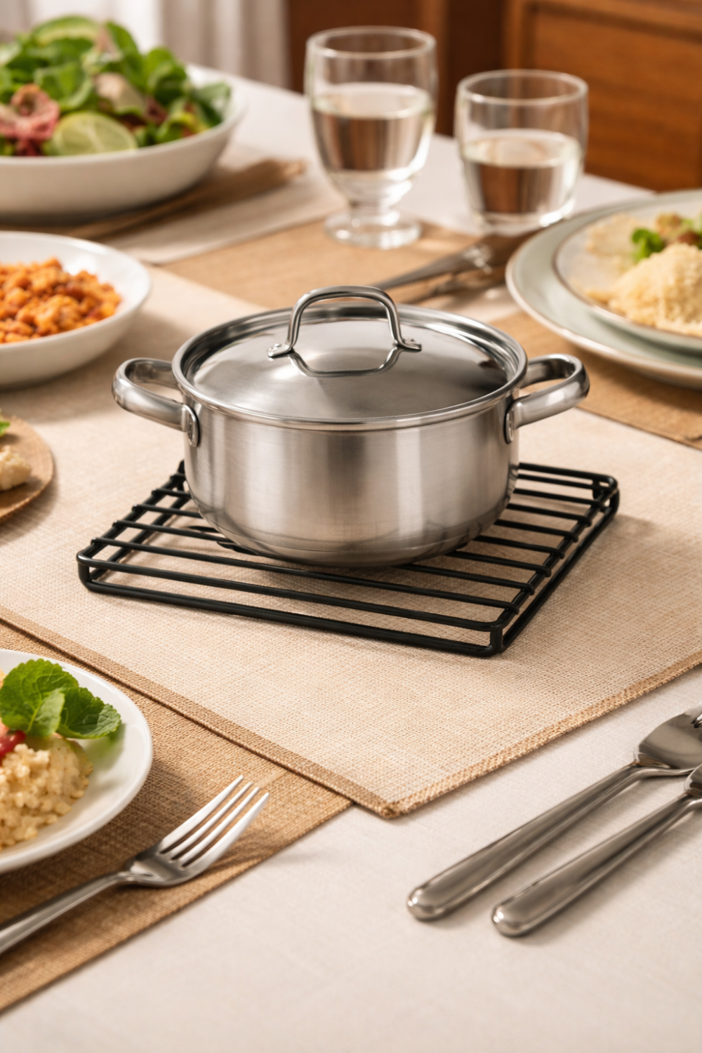 Heed Resistant pad "Phoenix" 23.5*23.5 cm -  قاعدة للأواني من الستانلس ستيل