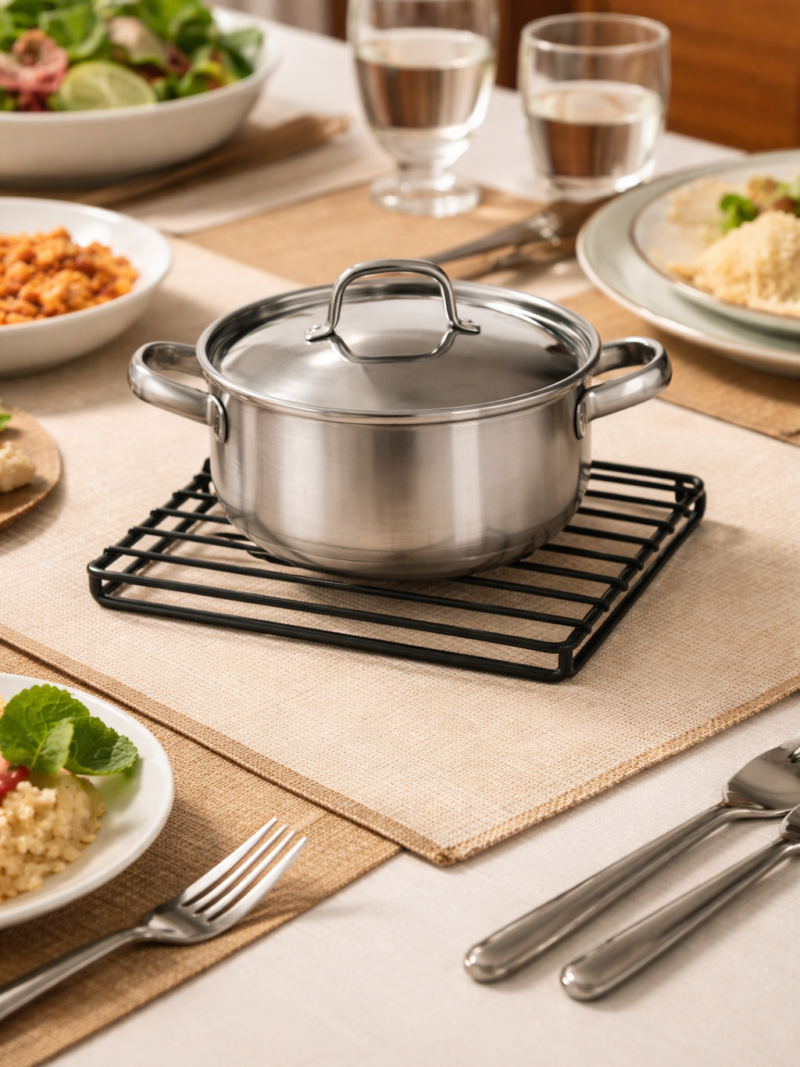 Heed Resistant pad "Phoenix" 18*18 cm -  قاعدة للأواني من الستانلس ستيل