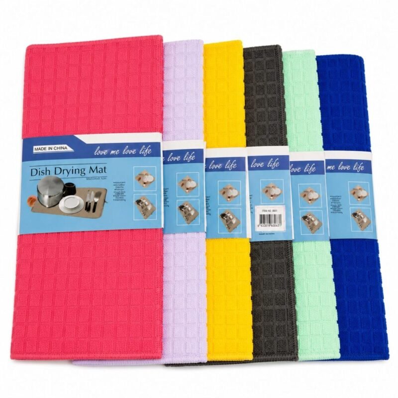 Microfiber Dish Drying Mat - إسفنجه لتجفيف الأطباق