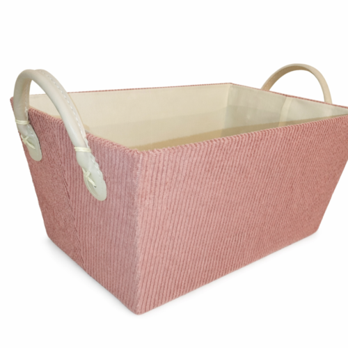 31*21*15cm  سلة تخزين بقماش المخمل