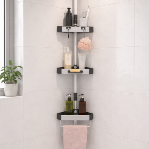 Aluminium Corner Rack " Phoenix" - ستاند حمام ألمنيوم زاوية